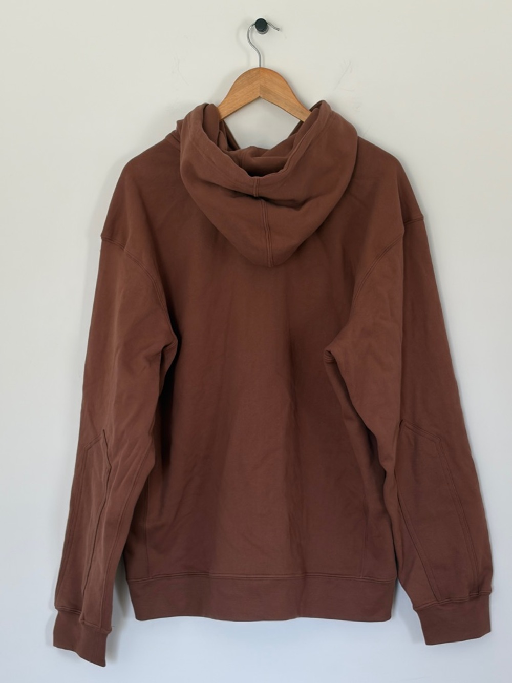 American Giant Mens Relaxed Classic Full Zip Up Hoodie Sweatshirt brown sz large - Picture 3 of 8